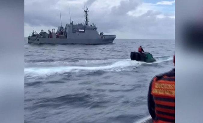 Kolombiya açıklarında denizaltıdan 60 milyon dolar değerinde uyuşturucu ele geçirildi