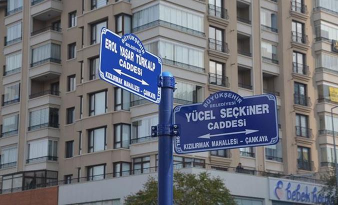 Yücel Seçkiner ve Erol Yaşar Türkalp'in isimleri Çankaya'da yaşayacak