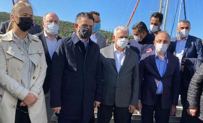 Bakan Pakdemirli ve Binali Yıldırım’dan Seferihisar ziyareti