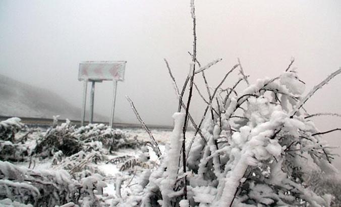 Ardahan'ın yüksek kesimleri beyaza büründü