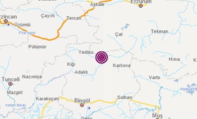 Bingöl'de 4.2 büyüklüğünde deprem