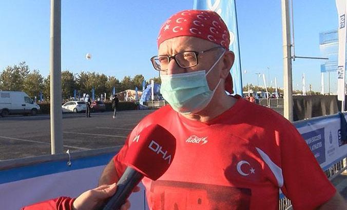 42’inci İstanbul Maratonu’nda koşucuların kalbi İzmir’deydi