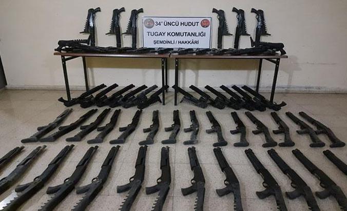 MSB: Hudut hatlarında 60 pompalı tüfek, 2 bin 500 av tüfeği fişeği ele geçirildi