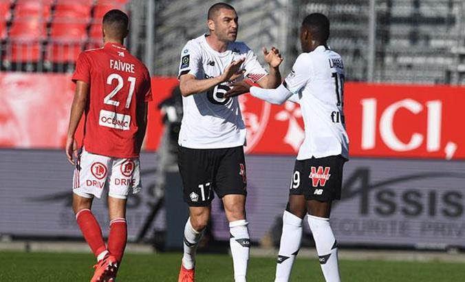 Burak Yılmaz'ın 2 golü Lille'e yetmedi