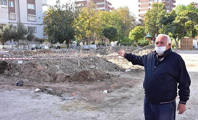 Yağcıoğlu Sitesi'nde çatlaklar boyayla kapatılmış