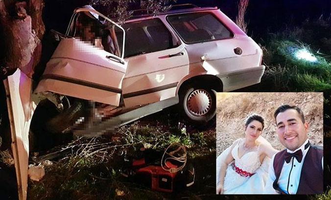 Otomobiliyle ağaca çarpan mahalle bekçisi yaşamını yitirdi