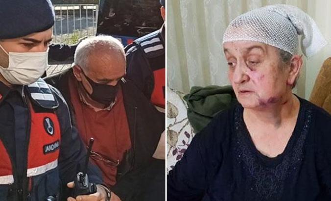 Yaşlı kadını darp edip bileziklerini gasbeden şüpheli komşusu çıktı