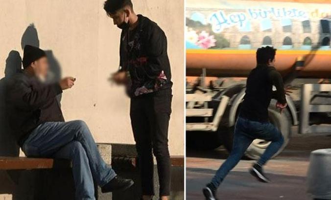 Sultangazi'de denetimde ilginç görüntüler; Sigara içtiğim için özür dilerim