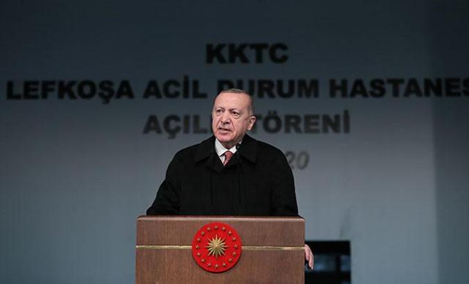 Cumhurbaşkanı Erdoğan Lefkoşa Acil Durum Hastanesi'nin açılışını gerçekleştirdi