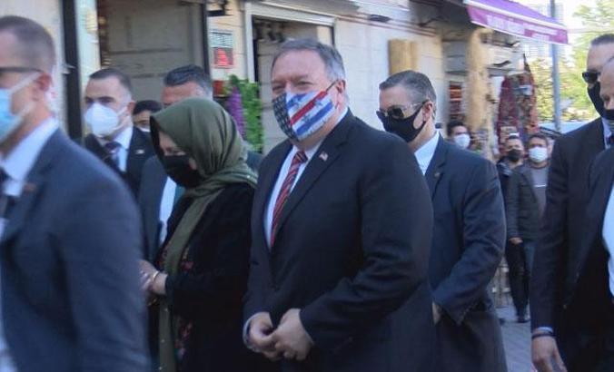ABD Dışişleri Bakanı Pompeo Rüstem Paşa Camii'ni ziyaret ediyor