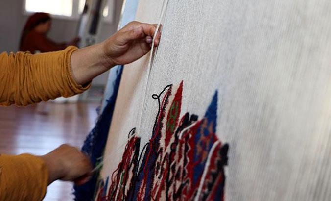 Kadınların elinde hayat bulan Van kilimleri, Avrupa ülkelerine pazarlanıyor