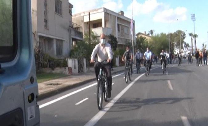 KKTC'nin incisi Maraş'ta 46 yıl sonra pedallar döndü