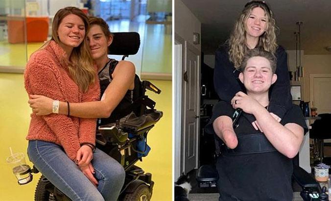 Forkliftin altında kalarak vücudunun yarısını kaybeden genç, hayata böyle tutundu