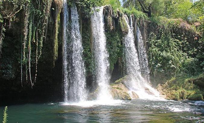 Düden Şelalesi'nde su seviyesi ölçümleri başladı