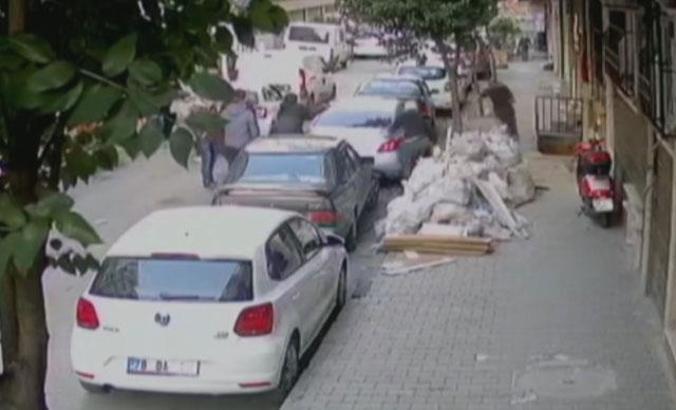 Oto yıkamacıya dehşeti yaşattılar