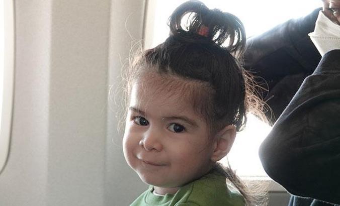 ABD'ye giden SMA hastası Demir Ali için uçakta duygulandıran anons