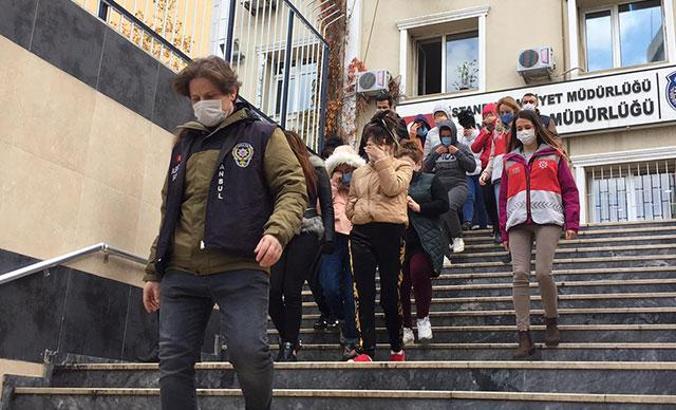 İstanbul'da büyük fuhuş operasyonu