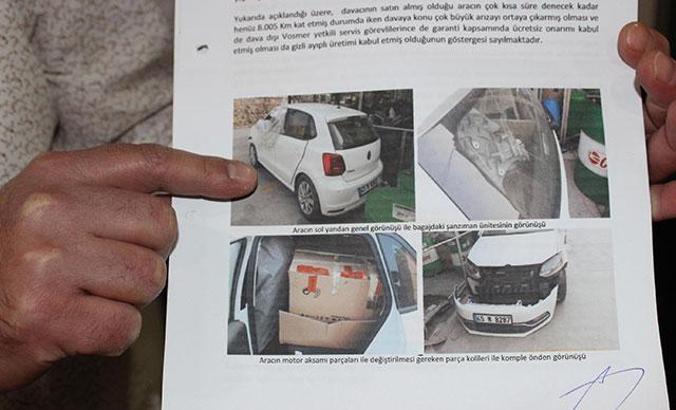 Motor arızası veren sıfır otomobilin değişimi için açtığı davayı kazandı