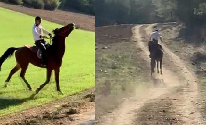 Attan düşerek yaralanan genç: Pişman değilim, yine binerim