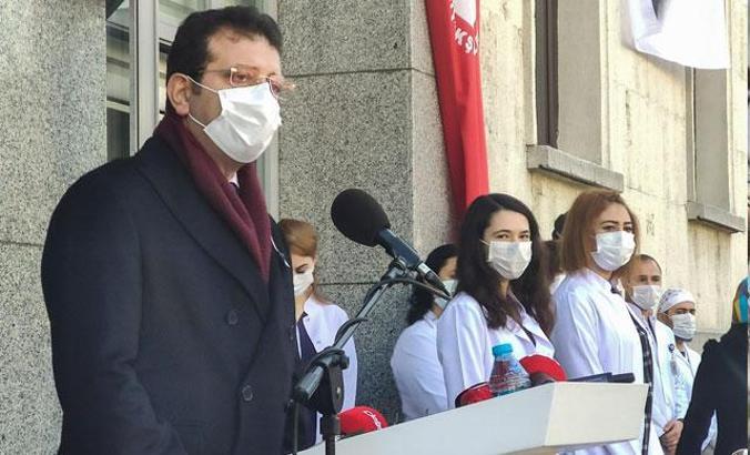 Koronavirüsten ölen İBB doktoru Ümit Erdem için anma