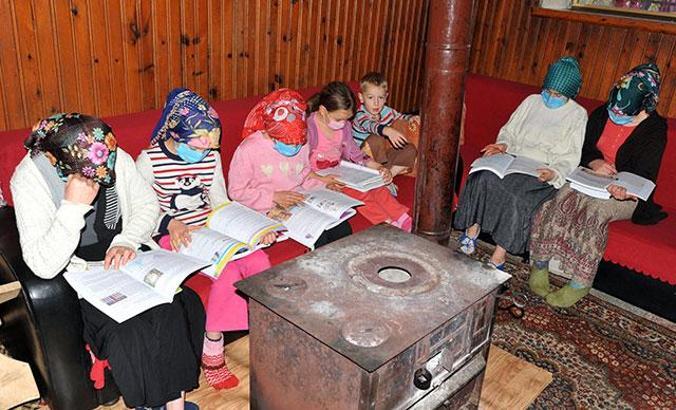 7 kardeşin uzaktan eğitim azmi