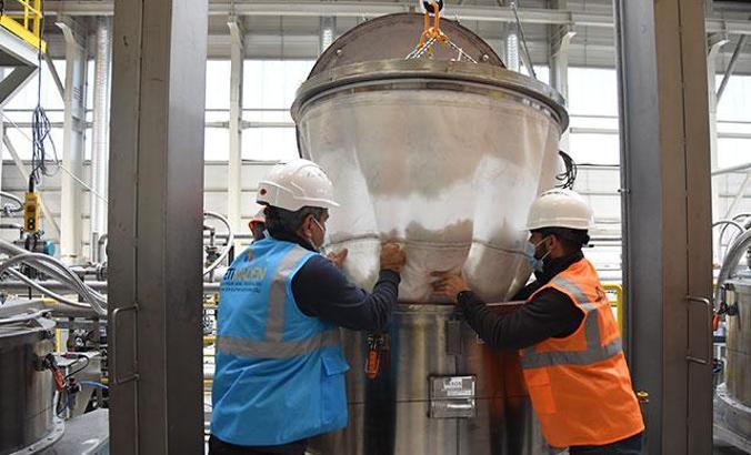 Türkiye’de ilk kez lityum karbonat üretimine başlandı