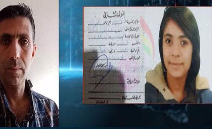 Suriye’de kaçırılan Rawan’ın babası terörist elebaşı Mazlum Kobani’yi suçladı