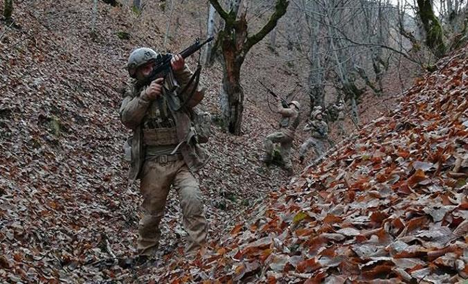 Sivas'ta, komandolardan PKK'nın geçiş güzergahına operasyon