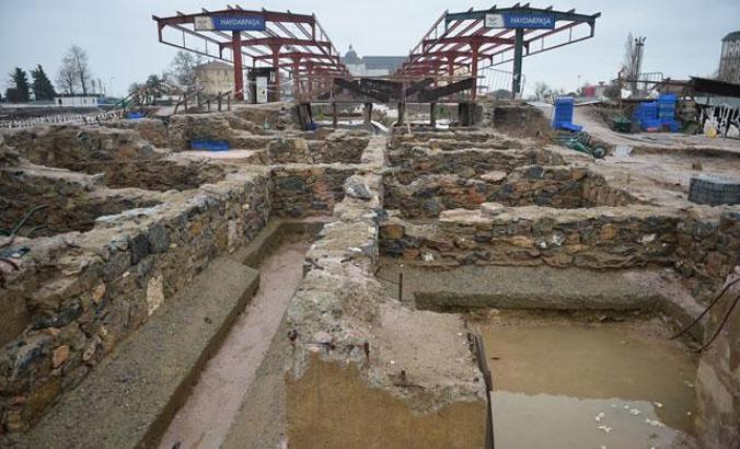 Haydarpaşa Garı'ndaki kazılarda yeni keşif