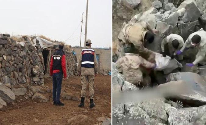 Kavga ettikleri babalarını elektrik kablosuyla boğup, mağaraya gömmüşler