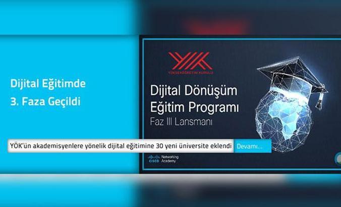 YÖK’ün dijital eğitimine 30 üniversite daha katılacak