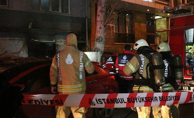 Bayrampaşa'da çıkan yangında bir kişi hayatını kaybetti