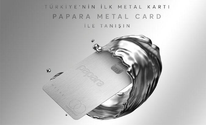 "Türkiye’nin ilk metal kartı kullanıma sunuldu"