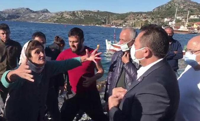 Marmaris'te kaçak yapıları yıkılanlardan CHP'li vekile tepki: Her şeyimiz yıkılmış, gelmiş şov yapıyorsunuz