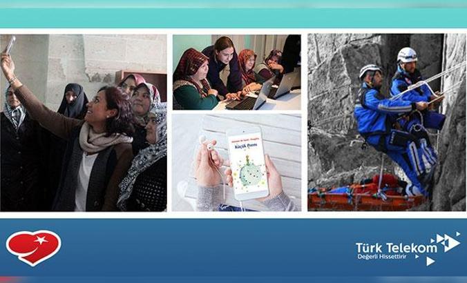 Türk Telekom, 'Türkiye'ye Değer' anlayışıyla birçok proje gerçekleştirdi