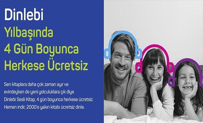 Yılbaşına özel sesli kitap platformu 4 gün boyunca ücretsiz