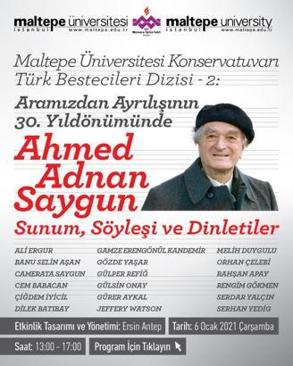 Ahmed Adnan Saygun ölümünün 30’uncu yıl dönümünde anılacak