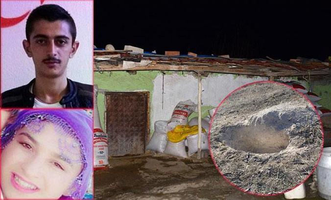 Kırşehir'de iki sevgilinin cesedi toprağa gömülü bulundu