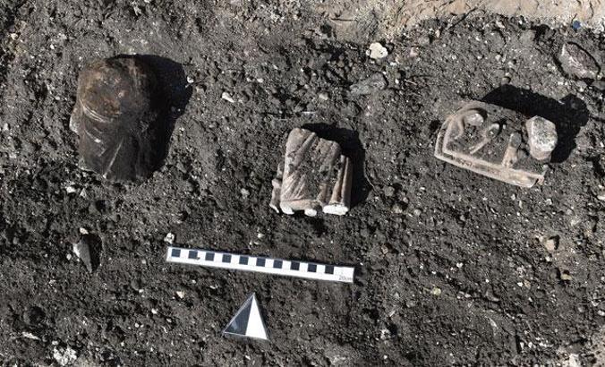 Kibyra Antik Kenti'nde sağlık tanrısı Asklepios heykelciği ve Serapis büstü bulundu