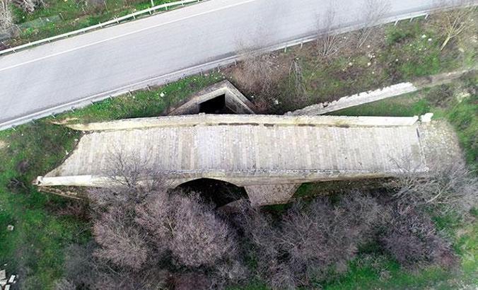 Osmanlı'nın Balkan seferlerinde kullandığı Kazan Köprüsü gün yüzüne çıkartıldı