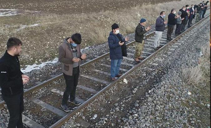 Erzurum'da köylülerden 'kar' duası