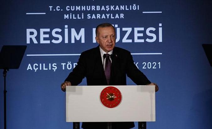 Cumhurbaşkanı Erdoğan Milli Saraylar Resim Müzesi'nin açılışına katıldı