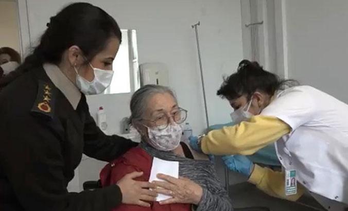 MSB: Ankara Özel Bakım Merkezi'nde 321 kişi aşılandı