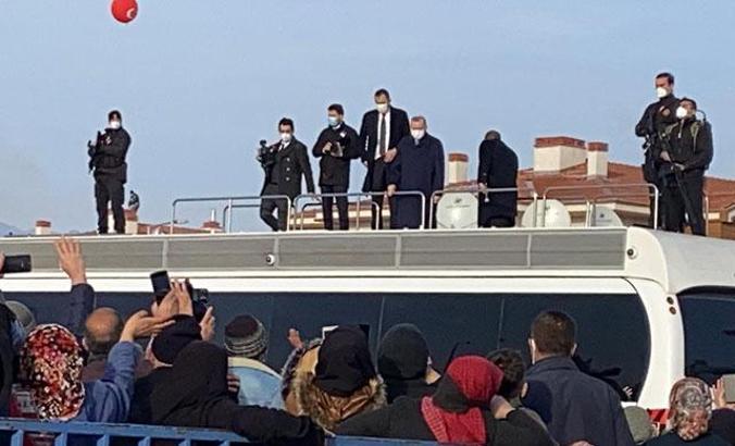 Cumhurbaşkanı Erdoğan, Elazığ'da deprem konutlarını inceledi