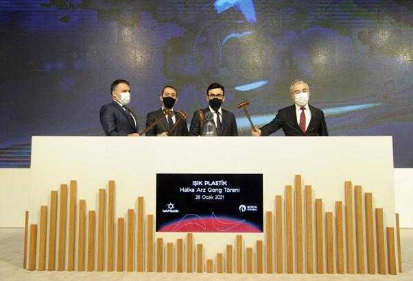 2021’in ilk halka arzı…Borsa İstanbul’da gong Işık Plastik için çaldı