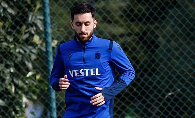 Trabzonspor'un yeni transferi Yunus Mallı, ilk antrenmanına çıktı