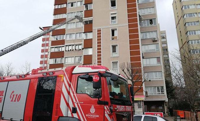 Bahçelievler'de 14 katlı binanın 6. katında patlama