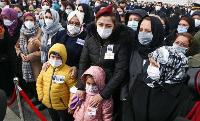 Pençe Kartal-2 Harekatı şehitleri son yolculuğuna uğurlandı