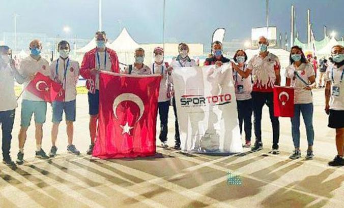 Görme engelli milli sporculardan 12'nci Fazza Para-Atletizm Şampiyonası'nda 9 madalya