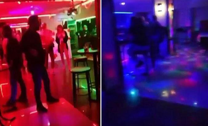 Alanya'da otelin açık olan diskosundan görüntüler tepki topladı